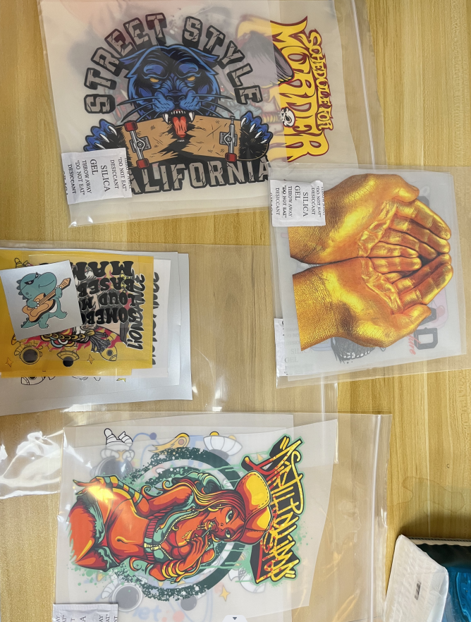 Dtf Film Hot Peel Paper For Hot Peel Glitter Heat Transfer Printer Roll 42cm/60cm/33cm