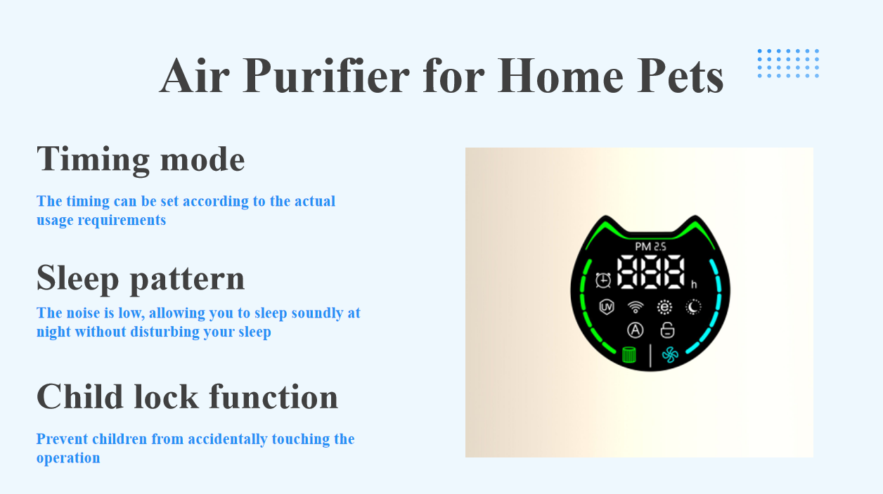WAYPOTAT HP01 Smart Air Purifier with App for Pets 50㎡