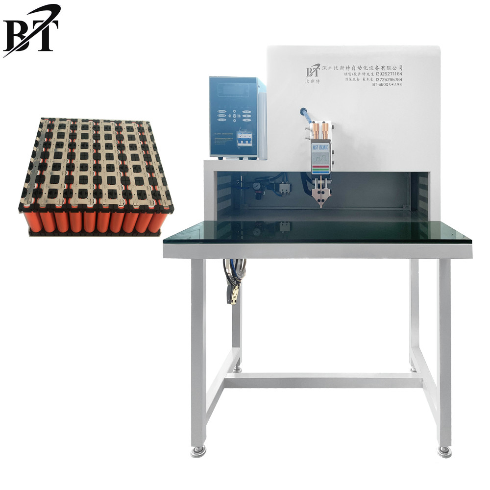 China Nickel Sheets Batteries Pneumatic Spot Welding Machine With Foot Operated wholesale