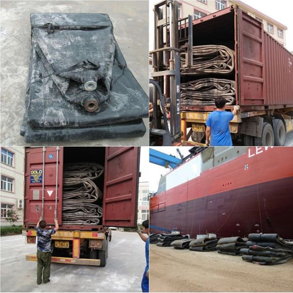 1.5m 1.8m Ship Launching Balloon Cylindrical Boat Launching Airbag