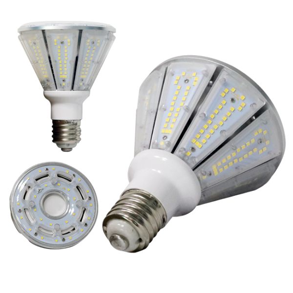 Metal Halide 360 Degree LED Bulb 50W , Pyramid Shaped Led Corn Light Bulb