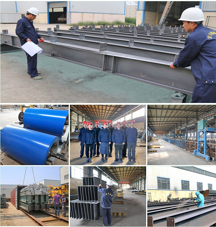 XDEM Light Prefabricated Steel Structure Warehouse Production Workshop Frame Metal Building