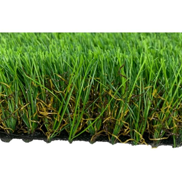 4 Tones Green UV Protected UV Resistant Artificial Turf With No Heavy Metal