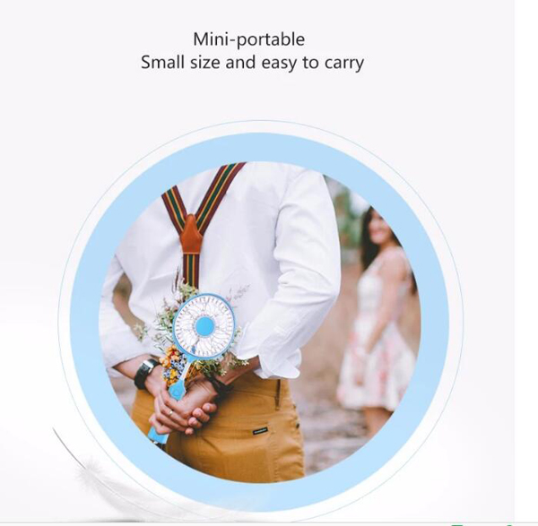 Portable USB Badminton Racket Fan Handheld Mini Badminton Racket Fan