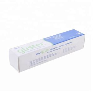 China White Card Paper Packaging Toothpaste Box Recyclable Biodegradable Material wholesale