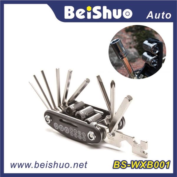16 in 1 Hot Selling Bicycle Repair Tool Set with Multifunction muti-tool
