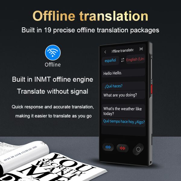 Voice Translator Device S35 ChatGPT 148 Languages Smart Ai Voice Translating