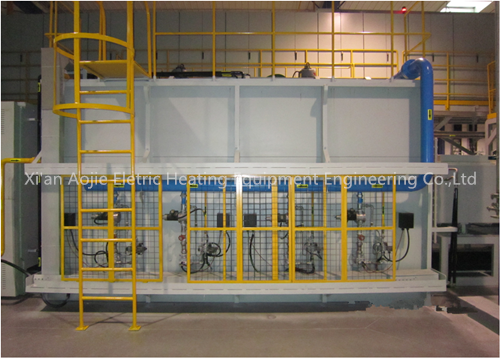 Gas - Electric Hybrid Aluminium Brazing Furnace Refractory Material CE Certificate