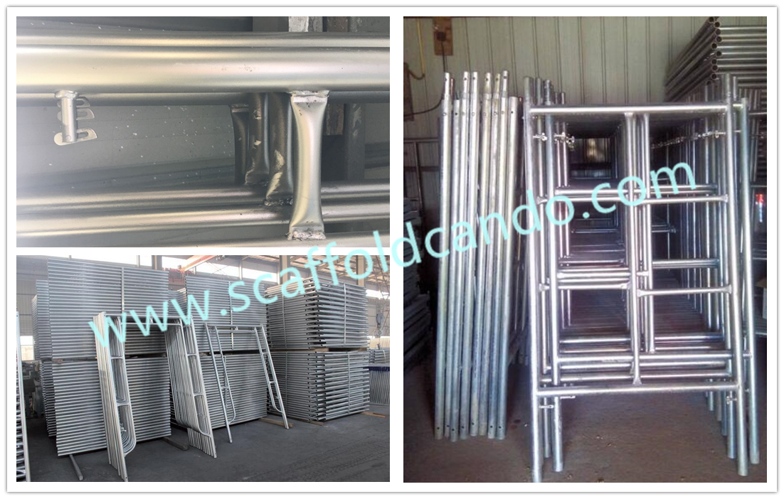 Best quality scaffolding walking through frame ladder frame for frame system 1219*1930mm,1219*1700mm,914*1524mm