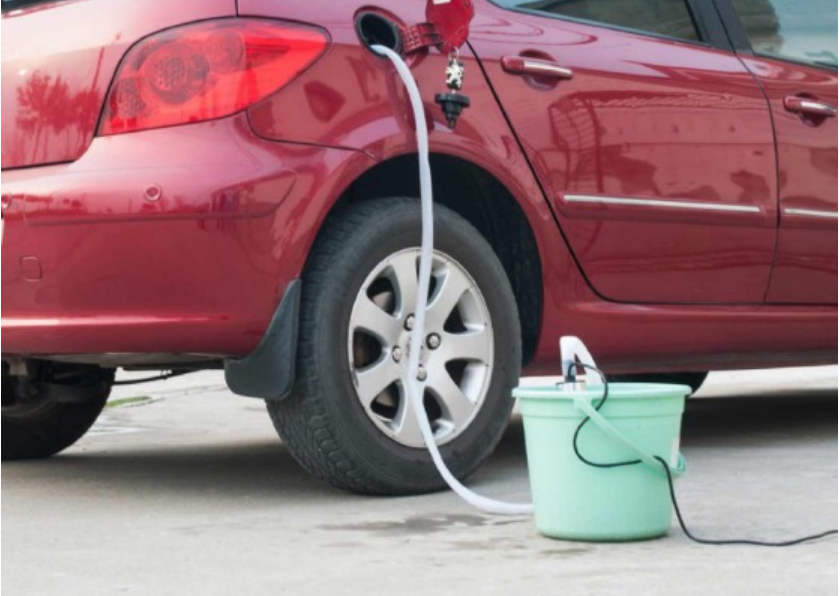 12v 24v Electric Fuel Water Oil Transfer Pump With Tube And Gun