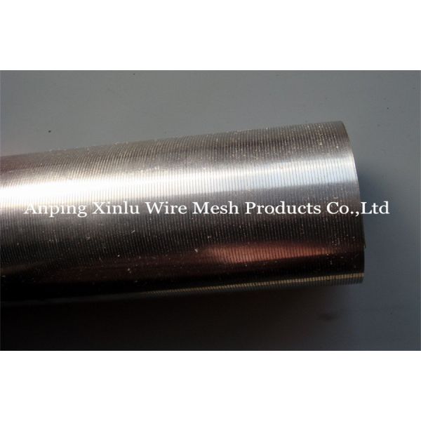 Water Filtration Wedge Wire Screen Pipe Non Clogging Outer Diameter 168.3mm