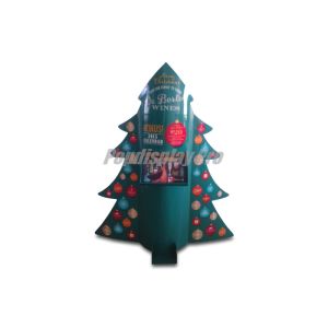 China Christmas Tree Shaped Auto Pop Up Merchandising Shelf wholesale