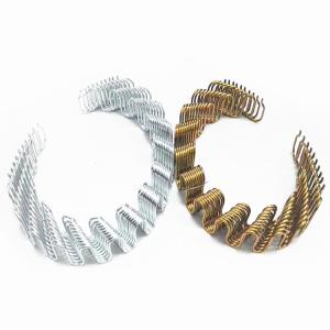 China Anti Rust Zig Zag Sofa Springs Black / Silver / Golden Color High Carbon Steel Wire wholesale