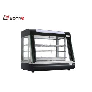 High Efficiency Cake Display Fridge / Electric Pastry Warmer Showcase