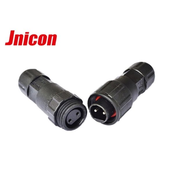 Plastic Waterproof Circular Connectors 300V 10A Copper Alloy Contact Pin