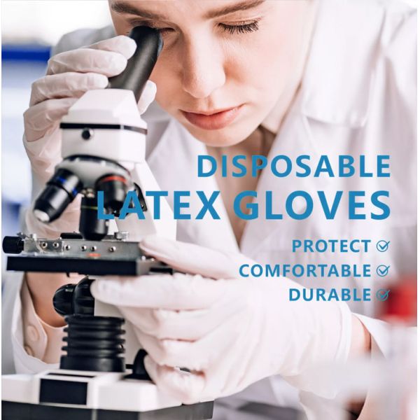 6ml Latex Surgical Gloves Sterile Powdered Safety Hand Latex Examination Glove