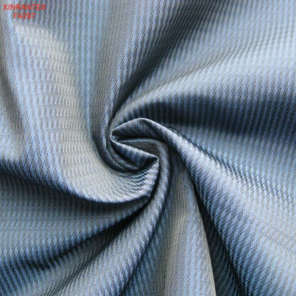 F4297 100% polyester memory fabric for outdoor jacket twill jacquard two tone weaving
