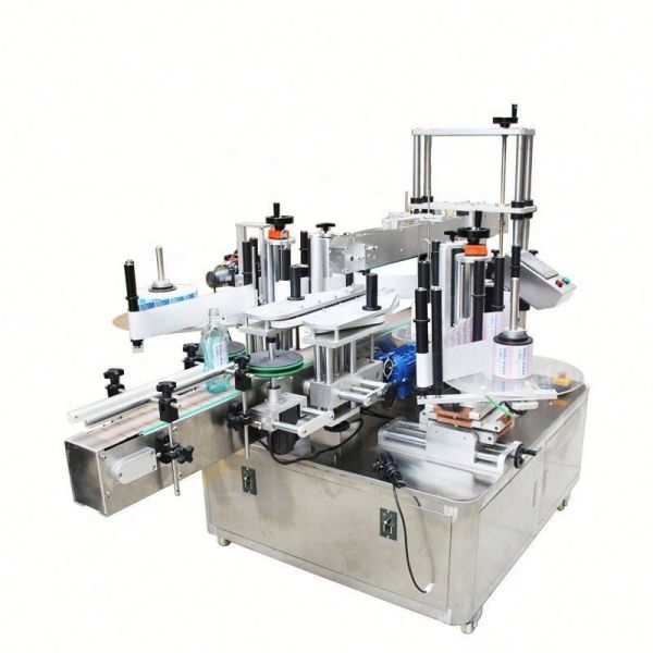 Double Side Automatic Shampoo Square Bottles Labeling Machine Glass Bottle Flat Labeling Machine