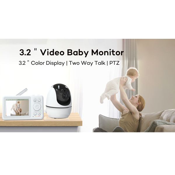 Non-WiFi Baby Monitor with Two-Way Audio and Cry Detection