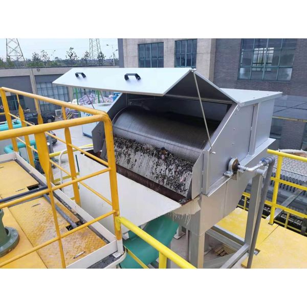 Remove TSS In Wastewater Rotating Drum Screen 610*1600 Drum Screen Water Treatment