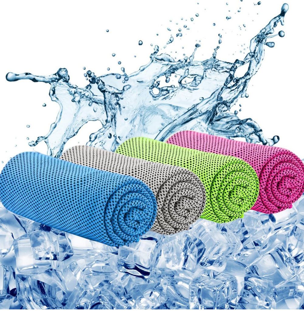 Convenient Packaging Gym Sport Towel Polyester Microfiber Instant Cooling Towel