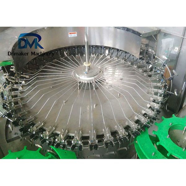 Stable Performance Glass Bottle Filling And Capping Machine 24 Rinsing Heads