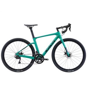 China SAVA Carbon Fibre Gravel Bike , Carbon Hybrid Bicycle 700Cx40C Wheels wholesale