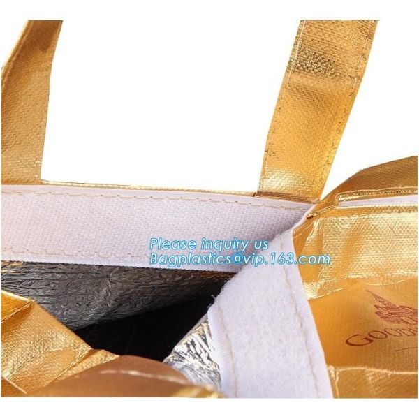 Foldable Lunch Insulated Cooler Bag Heated Food Delivery Bag Thermal Pizza Delivery Cooler Bag