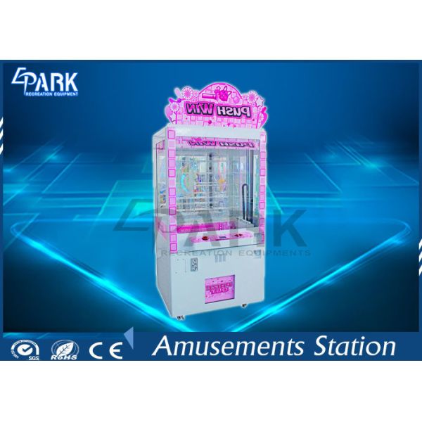 Indoor Toy Crane Machine GSM Module LCD Screen Transparent Tempered Glass