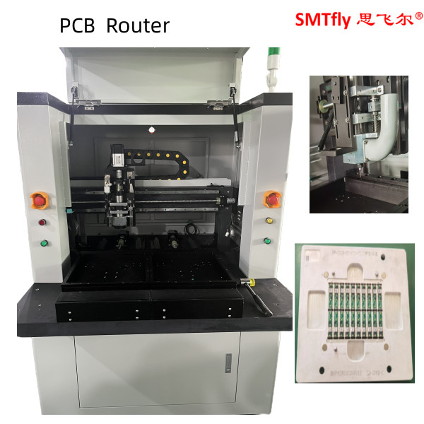 W1650mm KAVO Spindle Automatic PCB Router Depaneling Machine with CCD cameras
