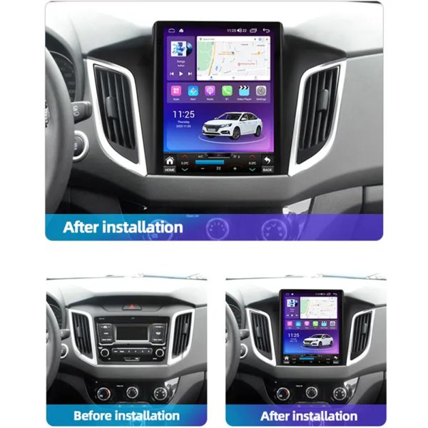 Android 9.7" Car Stereo DVD Player GPS Navigation For Hyundai IX25 2014-2017