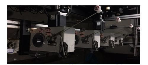 4 Stations Ceiling Fan Coil Winding Machine , 6 Pcs Servo Motor Ceiling Fan Binding Machine