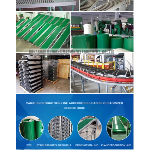 Portable Belt Driven Live Flat Belt Conveyor Oil Resistance For Transport Goods