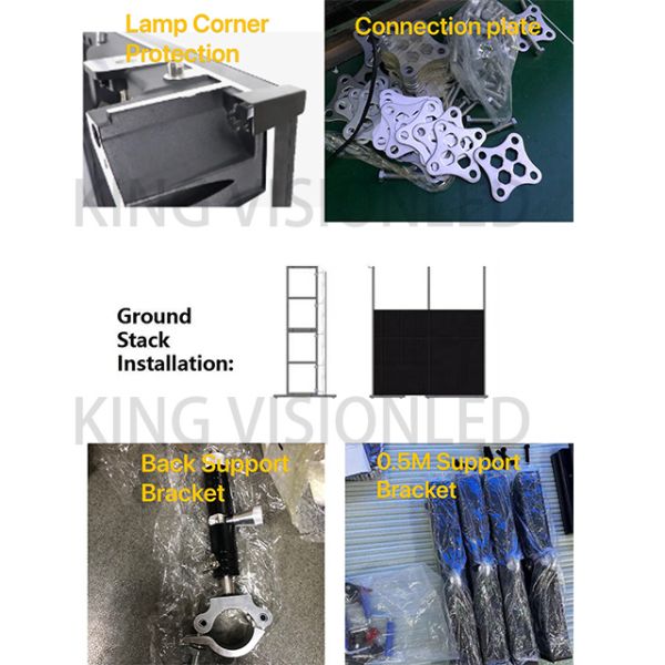 HD Seamless Splicing Indoor Outdoor LED Stage Display Screen Panel P2.6 P2.97 P3.91