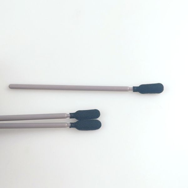 Gray PP Stick Open Cell Foam Cleanroom Swab For Industrial Use