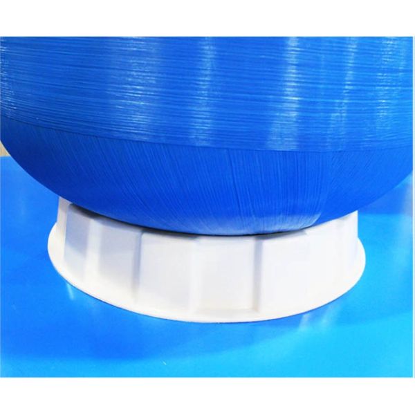 Top Mount Fiberglass Water Filter Tanks , 1.5 / 2 Inch Port Sand Tank For Pool