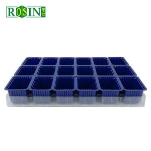 Deep Nursery Seedling Tray Microgreen Agriculture Plastic Trays 18 Cell