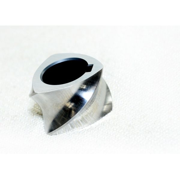 Buss Twin Screw Extruder Machine Parts 3 Flighted Screw Elements custom design