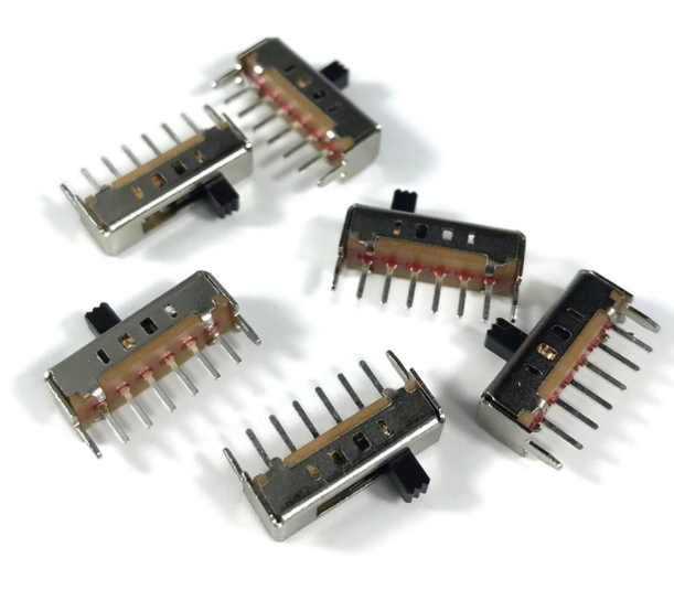 2mm Travel DP4T 1P2T Interruptor On Off Toggle Switch