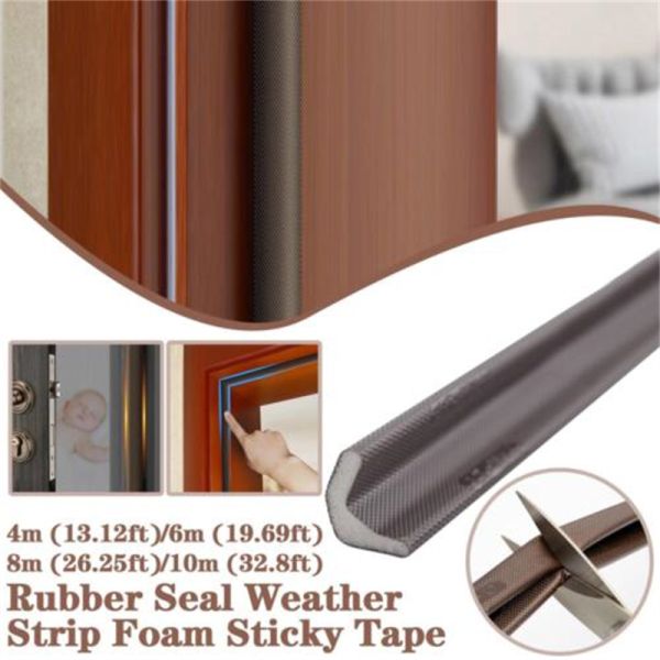 Self Adhesive V Shaped PU Foam Weather Strips 8*2mm 9*4mm 9*6mm