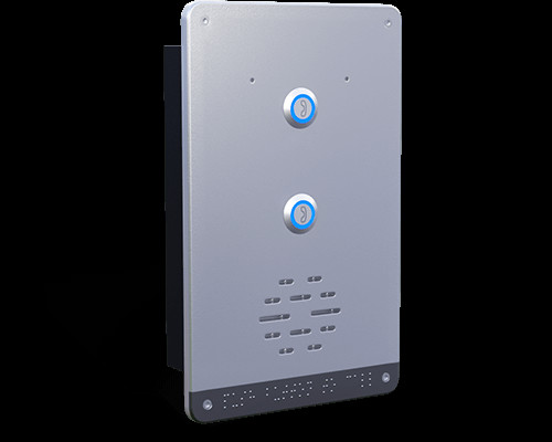Support POE SIP Based Intercom 10/100Mbps With Double Buttons