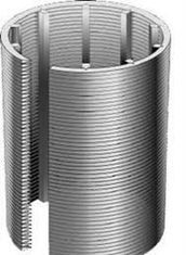 CE Stainless Steel Wedge Wire Panel Sieves Cylinder Shape For Liquid Filter
