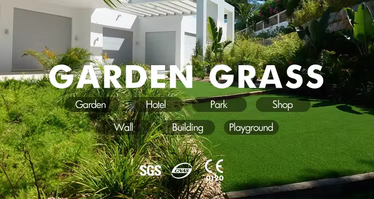 12000Dtex Artificial Garden Grass 40mm Landscaping Turf High Density Synthetic Grass
