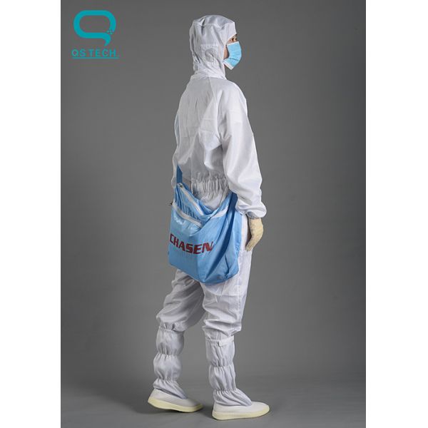 ISO14001 Certificated Customized ESD Cleanroom Shoes ESD Fabric For Unisex