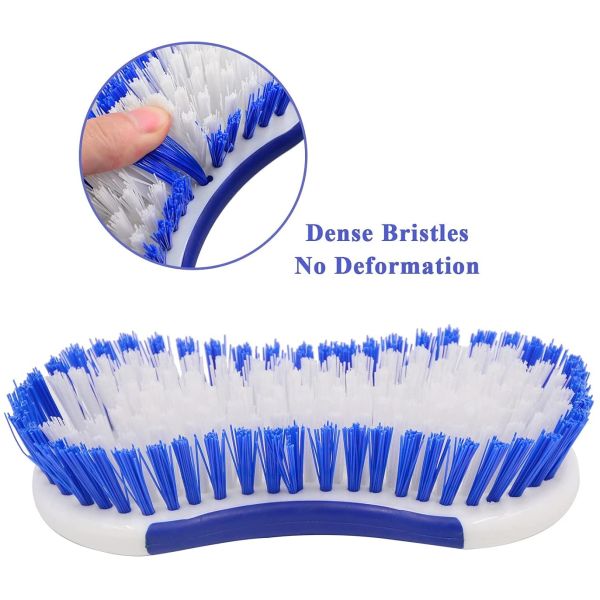 Multi Use Scrubbing 2PCS Stiff Bristle Brush For Carpet Floor