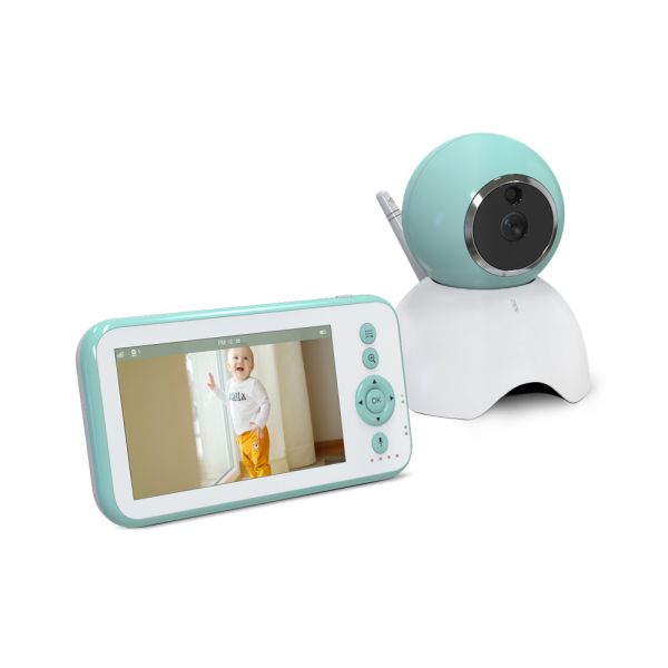 5.5 Inch Wireless Baby Monitor with PTZ Camera and Night Vision