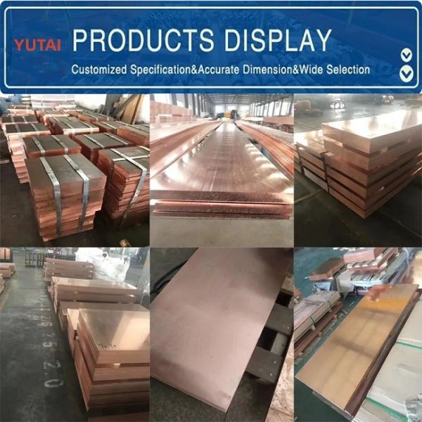 Good Ductility Red Copper Sheet Superior Resistance To Pressure And Corrosion