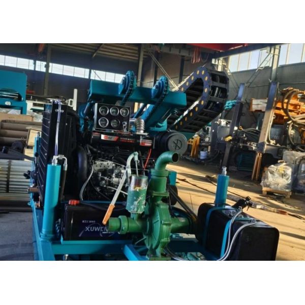 With 1.5 Meters Length Rod Crawler Mounted Drilling Rig For Water Borehole Drilling Large Horsepower
