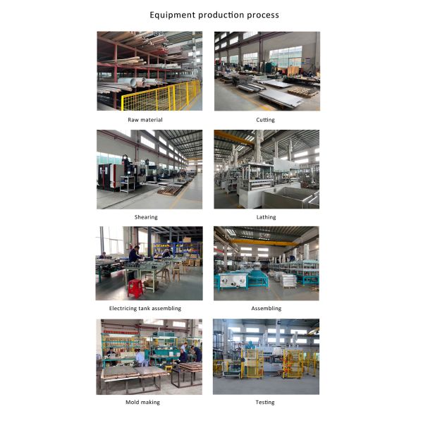 220V 450kg / Hour Fiber Molding Machine Biodegradable Tableware Machine