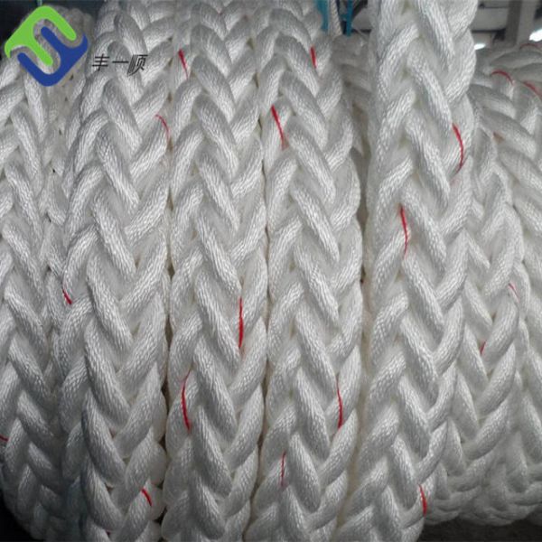 Mooring Nylon Mooring Line 48mmx220m Hawser 8 Strand Braided Yacht Rope